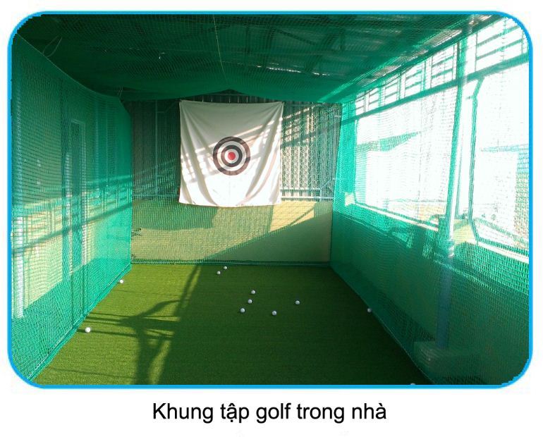 Bộ khung lưới tập golf trong nhà giúp bạn cãi thiện kỹ năng Swings