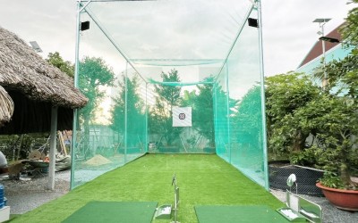 KHUNG TẬP LƯỚI GOLF LÓT CỎ NHÂN TẠO - ĐỨC HÒA - LONG AN