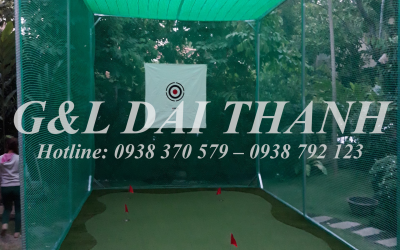 Khung tập golf - Sân vườn biệt thự Phú Gia Quận 7