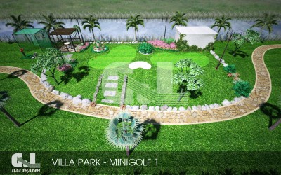 Phối cảnh MiniGolf - Villa Park